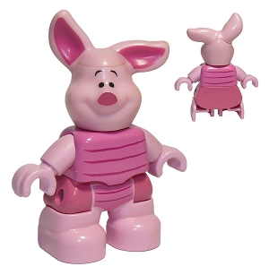 Duplo Figure Winnie the Pooh, Piglet, Lego Ville (4609224 / 6023305)