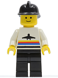 Airport - Classic, Black Legs, Black Fire Helmet