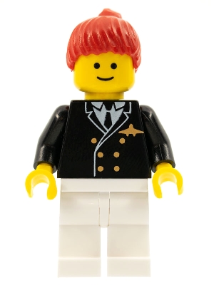 Airport - Pilot, White Legs, Red Ponytail Hair