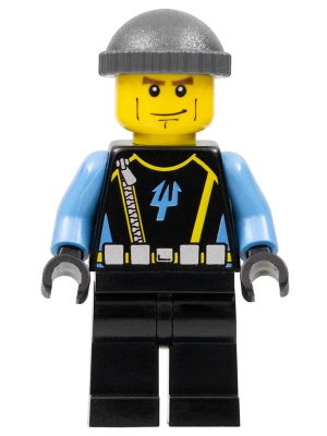 Aquaraider Diver 4 - Dark Bluish Gray Knit Cap