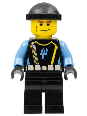 Aquaraider Diver 4 - Black Knit Cap