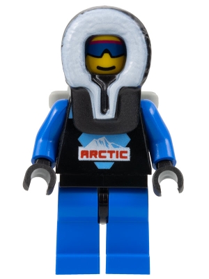 Arctic - Black, Black Hood, Backpack