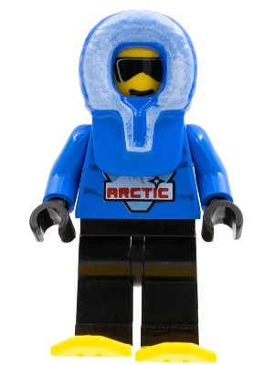 Arctic - Blue, Blue Hood, Black Legs, Snowshoes