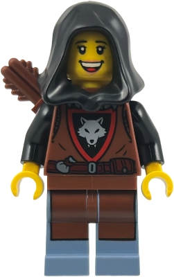 Wolfpack - Female, Black Hood, Quiver