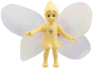 Belville Fairy (Millimy) - Light Yellow with Stars Pattern, Wings, Bow