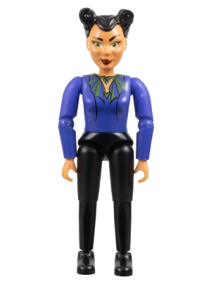 Belville Female, Adult Woman (Queen) - Black Pants, Violet Top with Scalloped Collar Pattern, Black Hair, Black Shoes (4128625)