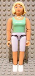 Belville Female - Light Violet Shorts, Medium Green Shirt, Light Yellow Hair
