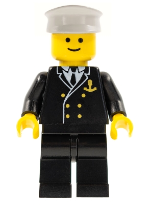 Boat Admiral with Gold Anchor Pattern