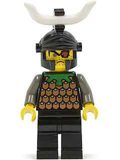 Knights Kingdom I - Gilbert the Bad, Black Dragon Helmet, Horns
