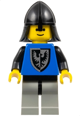 Black Falcon - Light Gray Legs with Black Hips, Black Neck-Protector