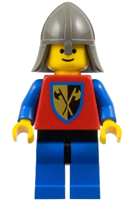 Crusader Axe - Blue Legs with Black Hips, Dark Gray Neck-Protector