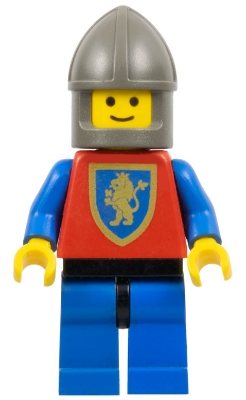 Crusader Lion - Blue Legs with Black Hips, Dark Gray Chin-Guard