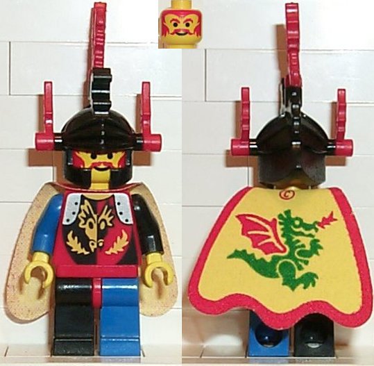 Dragon Knights - Dragon Master, Red Plumes, Dragon Cape