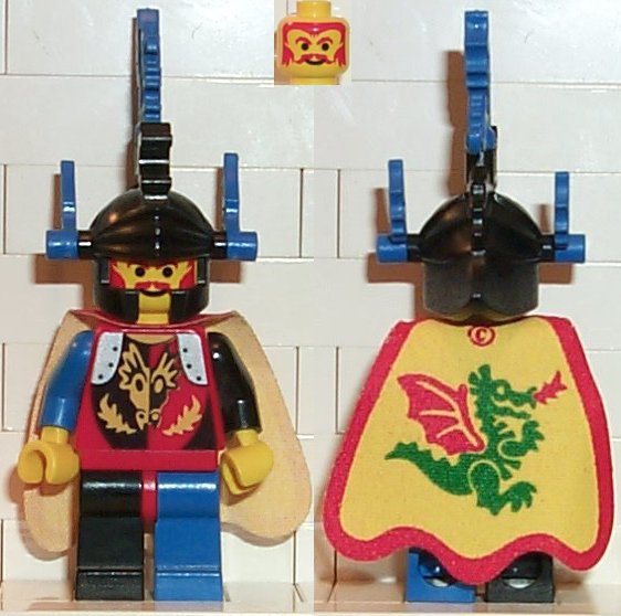 Dragon Knights - Dragon Master, Blue Plumes, Dragon Cape