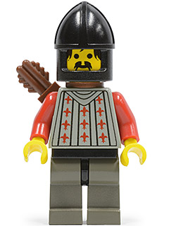 Fright Knights - Knight 2, Black Chin-Guard, Quiver