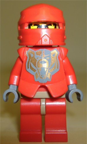 Knights Kingdom II - Santis with Gold Pattern Armor, Dark Bluish Gray Hands