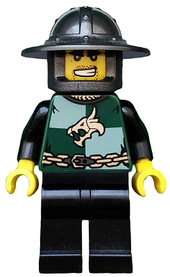 Kingdoms - Dragon Knight Quarters, Helmet with Broad Brim, Bared Teeth