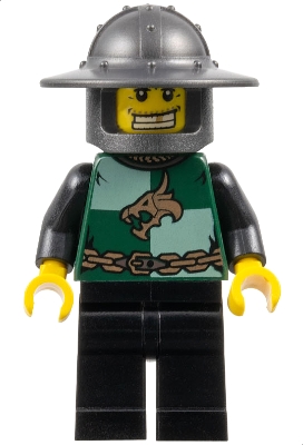 Kingdoms - Dragon Knight Quarters, Helmet with Broad Brim, Gold Tooth