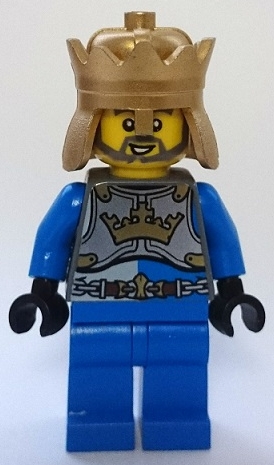 Castle - King's Knight Breastplate with Crown and Chain Belt, Crown