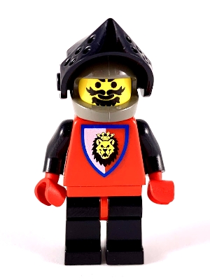 Royal Knights - Dark Gray Helmet with Black Visor, Lion Crest