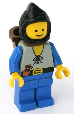 Peasant - Blue Legs, Black Hood, D-Basket