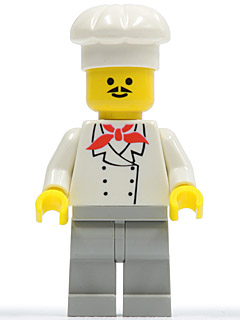 Chef - Light Gray Legs, Moustache