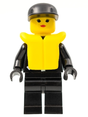 Police - Zipper with Sheriff Star, Black Cap, Life Jacket