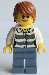 Swamp Police - Crook Female with Dark Orange Hair