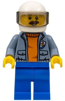 Coast Guard City - Helicopter Pilot with Moustache