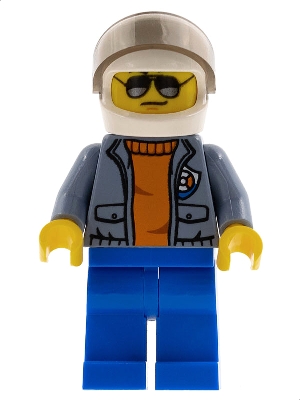 Coast Guard City - Helicopter Pilot with Sunglasses