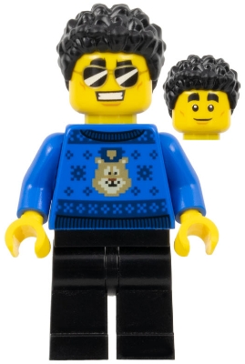 Police Officer - Duke DeTain, Blue Sweater, Black Legs