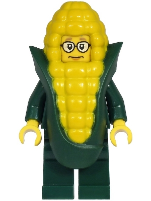 Mayor Solomon Fleck - Dark Green Suit Jacket, Corn Cob Costume