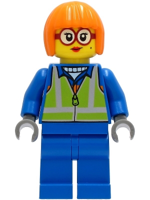 Shirley Keeper - Blue Jacket, Safety Vest