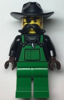 Police - Crook Snake Rattler, Green Overalls