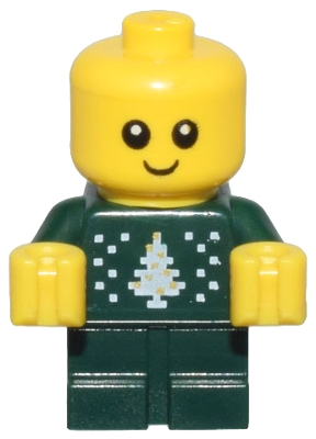Baby - Dark Green Holiday Sweater