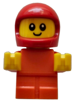 Driver Junior - Reddish Orange Body, Red Helmet (Construction Worker)