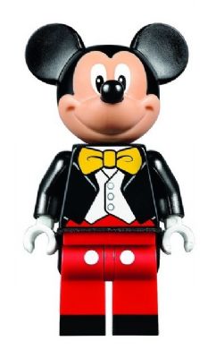 Mickey Mouse - Black Tuxedo Jacket, Yellow Bow Tie