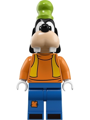 Goofy - Turtleneck Top and Bright Light Orange Vest