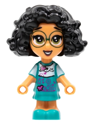 Mirabel Madrigal - Micro Doll, Dark Green Glasses, Open Eyes