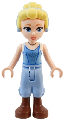 Cinderella - Bright Light Blue Top, Cropped Trousers, Bright Light Yellow Hair
