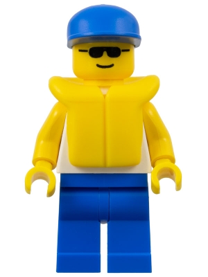 Divers - Boatie, Dolphin Shirt, Blue Cap, Life Jacket
