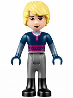 Kristoff - Dark Blue Top, Dark Bluish Gray Trousers, Black Boots