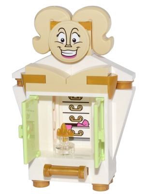 Wardrobe - Yellowish Green Doors, with Stickers