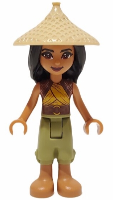 Raya - Tan Conical Hat, Yellow Top, Medium Nougat Boots