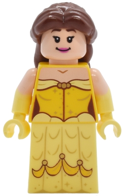 Belle - Minifigure, Dress with Gold Sparkles