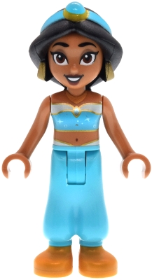 Jasmine - Top with Sparkles and Gold Trim, Open Mouth