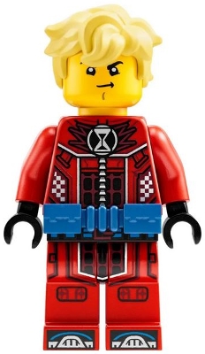 Cooper - Red Racing Suit, Blue Utility Belt, Hair