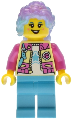 Izzie (Isabel Christina Garcia) - Bright Light Yellow and Dark Pink Jacket