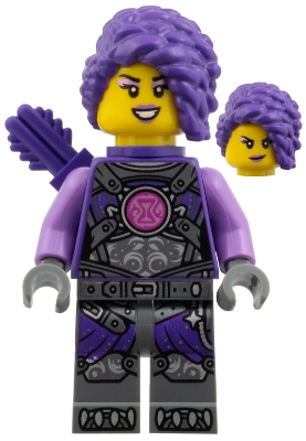 Zoey - Dark Purple Quiver, Medium Lavender Sleeves Pattern