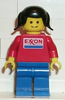 Exxon - Blue Legs, Black Pigtails Hair